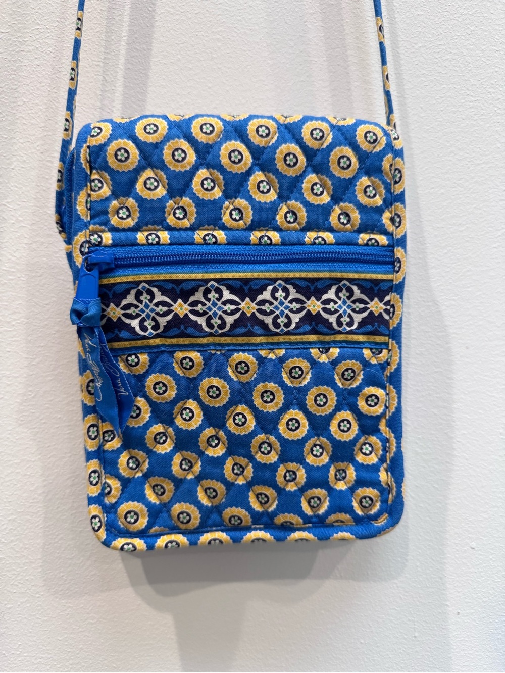 Vera Bradley Riviera Blue Mini Hipster Crossbody